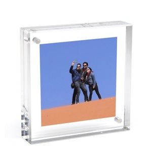 NEW 6x6” Acrylic Block Magnetic Photo Frames